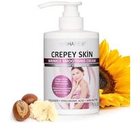 Reshape Crepey Crème de traitement de la peau lissante avec collagène, crème hydratante à l'acide hyaluronique améliore l'élasticité et pompe la peau affaissée pour le corps, le cou, les mains, le