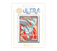 Reshiram ex 158/086 Full Art Secrète - Ultraboost X Écarlate et Violet 10.5 Flamme Blanche - Coffret de 10 Cartes Pokémon Françaises