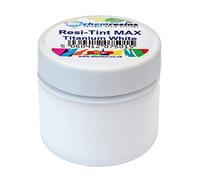 resi-TINT MAX, 50 g, blanc titane, pâte de couleur, peinture époxy, peinture à la résine, couleur hautement pigmentée