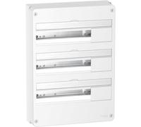 Resi9 - Coffret en saillie Blanc (RAL 9003)- 3 rangées de 18 modules - SCHNEIDER ELECTRIC - R9H18403
