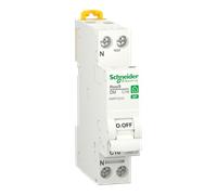 Schneider Electric Disjoncteur Resi9 XP 16 A Type C 1P+N 3 kA à vis peignable