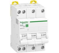 Schneider Electric – Disjoncteur modulaire Resi9 R9PFC716 3P+N 16 A Courbe C Peignable