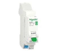 Schneider Electric Disjoncteur modulaire Resi9 XE R9EFC602 1P+N 2A Courbe C Embrochable