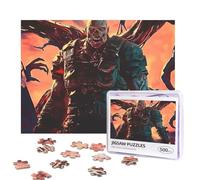 resident evil nemesis - Casse-tête de 500 pièces personnalisé avec sac de rangement - Puzzle photo stimulant pour adultes - Décoration d'intérieur et de mariage (52 x 38 cm)