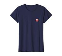 Resident Evil Umbrella T-Shirt, Femme, Bleu Marine, XL