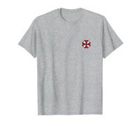 Resident Evil Umbrella T-Shirt, Homme, Gris Chiné, 4XL