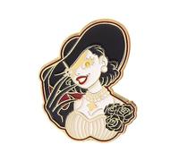 Resident-Evils8 Broche papillon papillon Lady Dimitrescu avec logo parapluie, 48mm, Métal