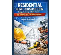 Residential Home Construction: Design, Drawings & Build Process - The Complete Illustrated Guide: House Plans, MEP Drawings, Schedules, and the Complete Construction Process - How to Build a House