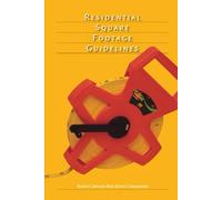 Residential Square Footage Guidelines: Appendices - Chemical Appendices, Pharmaceutical Appendix, Statistical Annexes