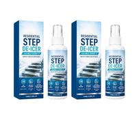Residential Step De-Icer Spray, Fast Acting Ice Melt Solution | Plastic spray bottle, fast acting ice melting formula, designed for walkways, steps 2 pièces