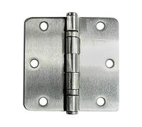 Résidentielles à roulement à billes Charnières, 8,9 x 8,9 cm 1/Rayon de 10,2 cm en nickel satiné - Lot de 2