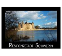 Residenzstadt Schwerin (Tischkalender 2026 DIN A5 quer), CALVENDO Monatskalender: Stadtansichten aus der Landeshauptstadt Mecklenburg-Vorpommerns