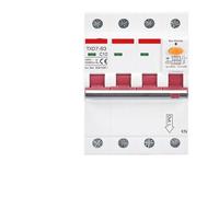 Residual Current Operated Circuit Breaker With Overcurrent Protection 220V 380V RCBO 10A 16A 20A 32A 40A 63A 2P 3P 4P 30MA, Pièces(4P 30MA,20A)