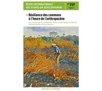 Résilience des communs à l'heure de l'anthropocène - Jordie Blanc Ansari - De La Sorbonne Editions - broché - Revue