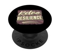 Résilience Rétro Retraite Grands-Parents Humour PopSockets PopGrip Adhésif