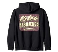 Résilience Rétro Retraite Grands-Parents Humour Sweat à Capuche