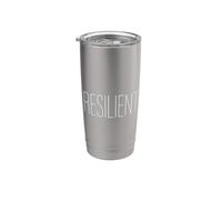 Résilient Force Mentale Estime de Soi Motivation Résilience Gobelet isotherme en acier inoxydable double paroi