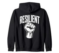 Résilient Force Mentale Estime de Soi Motivation Résilience Sweat à Capuche