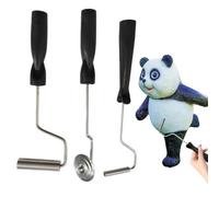 Resin Application Roller, Fiberglass Bubble Paddle Tool Kit, Composite Repair Set, Anti Bubble Lamination Roller, Industrial Grade Fiberglass Tool Set with Ergonomic Build, Repair Equipment for Marine