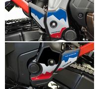 Resin Bike Autocollant Compatibles avec Honda CRF1100L Africa Twin 1100 2024-2025. Protection Grip Seuils de Porte Moto Contre Les Chocs et Les Rayures. Paire d'autocollants 3D Résinés Made in Italy