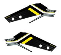 Resin Bike Autocollant Moto Compatible avec Suzuki V-Strom 800 DE 2023. Protection Moto protège-Mains Contre Les Chocs et Les Rayures Adhésif 3D Résine (Green)
