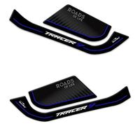 Resin Bike Autocollant Moto Compatible avec Yamaha Tracer 9 2021-2023 Protection Moto protège-Mains Contre Les Chocs et Les Rayures. Paire d'autocollants 3D en résine Bleue - Icon Perfomance