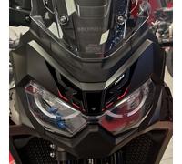 Resin Bike Autocollant Moto Compatibles avec Africa Twin 2024-2025 Black. Protection de Bulle Contre Les Chocs et Les Éraflures. Autocollant 3D Résinés Made in Italy