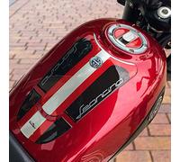 Resin Bike Autocollant Moto Compatibles avec Benelli Leoncino 500 2017-2025 et Trail 500. Protection de Réservoir Contre Les Chocs et Les Éraflures. Autocollant 3D Résinés - Fabriqué en Italie