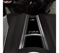 Resin Bike Autocollant Moto Compatibles avec Benelli TRK 502X 2020-2026 Metal. Protection Grip de Réservoir Moto Contre Les Chocs et Les Éraflures. Autocollant 3D Résinés Made in Italy