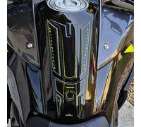 Resin Bike Autocollant Moto Compatibles avec Benelli TRK 702X 2023-2025 Anthracite Grey. Protection de Réservoir Moto Contre Les Chocs et Les Éraflures. Autocollant 3D Résinés