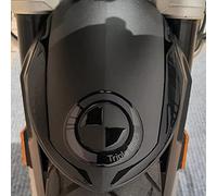 Resin Bike Autocollant Moto Compatibles avec BMW R 1250 GS 2021-2024 Triple Black. Protection de Réservoir Avant Contre Les Chocs et Les Éraflures. Autocollant 3D Résinés