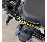 Resin Bike Autocollant Moto Compatibles avec BMW R 1250 GS Edition 40th 2021. Protections Poignées Passager Contre Les Chocs et Les Éraflures. Paire de Autocollant 3D Résinés