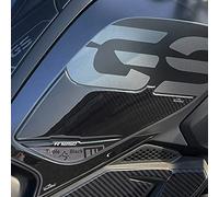 Resin Bike Autocollant Moto Compatibles avec BMW R 1250 GS Triple Black 2021-2024. Protections Grip Latérales de Réservoir Contre Les Chocs et Les Éraflures. Autocollant 3D Résinés Made in Italy