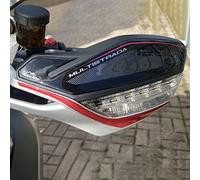 Resin Bike Autocollant Moto Compatibles avec Ducati Multistrada 1260 S Grand Tour 2018-2020. Protection Protège-Mains Contre Les Chocs et Les Éraflures. Paire Autocollant 3D Résinés