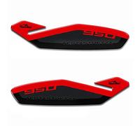 Resin Bike Autocollant Moto Compatibles avec Ducati Multistrada 950 2018-2020. Protection Protège-Mains Contre Les Chocs et Les Éraflures. Paire Autocollant 3D Résinés Côté Droit et Gauche