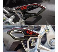 Resin Bike Autocollant Moto Compatibles avec Ducati Panigale-Streetfighter V2-V2s 2025. Protection Grip Seuils de Porte de Moto Contre Les Chocs et Les Rayures. Paire d'autocollants 3D Made in Italy