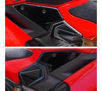 Resin Bike Autocollant Moto Compatibles avec Ducati Panigale-Streetfighter V2-V2s 2025. Protections de Cadre Central Contre Les Chocs et Les Éraflures. Autocollant 3D Résinés Made in Italy
