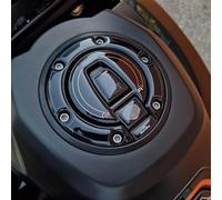 Resin Bike Autocollant Moto Compatibles avec Harley Davidson Pan America 1250 2020-2026. Protection de Bouchon de Réservoir de Moto Contre Les Chocs et Les Éraflures. Autocollant 3D Made in Italy