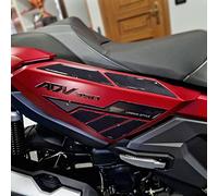 Resin Bike Autocollant Moto Compatibles avec Honda ADV 350 2022-2025. Protections Latérales Trappe de Réservoir Scooter Contre Les Chocs et Les Éraflures. Autocollant 3D Résinés - Fabriqué en Italie