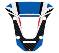 Resin Bike Autocollant Moto Compatibles avec Honda Africa Twin 1100 2024-2025. Protection de Bulle Contre Les Chocs et Les Éraflures. Autocollant 3D Résinés Made in Italy