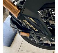 Resin Bike Autocollant Moto Compatibles avec Honda Africa Twin Adventure Sports 2024 Black. Protections Garde-Boue Contre Les Chocs et Les Éraflures. Autocollant 3D Résinés Made in Italy