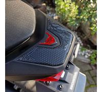 Resin Bike Autocollant Moto compatibles avec Honda Hornet 750 2023-2025 Protection Moto Queue Contre Les Chocs et Les Rayures Autocollants 3D résine Version Rouge métallisé