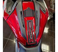 Resin Bike Autocollant Moto Compatibles avec Honda NC750X 2021-2025. Protection Zone de Clé Porte-Objets Contre Les Chocs et Les Éraflures. Autocollant 3D Résinés - Fabriqué en Italie