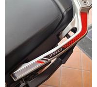 Resin Bike Autocollant Moto compatibles avec Honda Transalp XL 750 2023-2025 Protection Poignées Arrière de Moto Contre Les Chocs et Les Rayures. Paire d'autocollants 3D en Résine Neutre