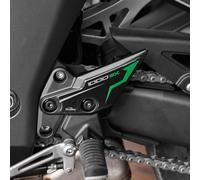 Resin Bike Autocollant Moto Compatibles avec Kawasaki Ninja 1000 SX 2024-2025. Protection Seuils de Porte de Moto Contre Les Chocs et Les Rayures. Paire d'autocollants 3D Résinés Made in Italy