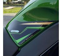 Resin Bike Autocollant Moto Compatibles avec Kawasaki Ninja 1100 SX SE 2025. Protections Grip Latérales de Réservoir Contre Les Chocs et Les Éraflures. Autocollant 3D Résinés Made in Italy