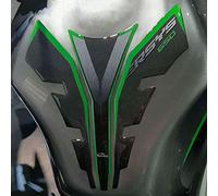 Resin Bike Autocollant Moto Compatibles avec Kawasaki Versys 650 2017-2021 Green. Protection Grip de Réservoir Moto Contre Les Chocs et Les Éraflures. Autocollant 3D Résinés Made in Italy