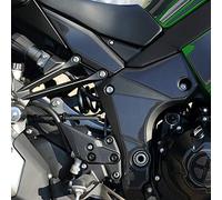 Resin Bike Autocollant Moto Compatibles avec Kawasaki Z1000SX 2017 2019. Protections Latérales de Réservoir Contre Les Chocs et Les Éraflures. Paire Autocollant 3D Résinés Côté Droit et Gauche