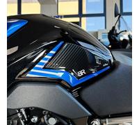 Resin Bike Autocollant Moto Compatibles avec Suzuki GSX 8R 2024-2025 Blue. Protections Latérales de Réservoir Contre Les Chocs et Les Éraflures. Autocollant 3D Résinés Made in Italy