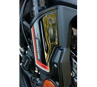 Resin Bike Autocollant Moto Compatibles avec Suzuki V-Strom 1000 2014 2018. Protection Garde-Boue Plaque de Direction Contre les Chocs et les Éraflures. Paire Autocollant 3D Résinés